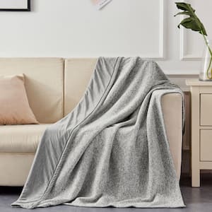 Gray Microfiber Twin Cooling Blanket