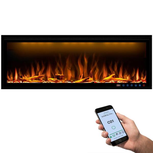 Prismaster Keeps Your Home Stylish 50 In Smart Electric Fireplace