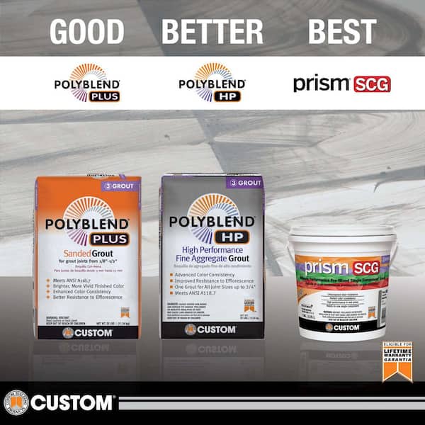 home depot tobacco brown grout Reviews for Custom Building Products Polyblend HP #52 Tobacco Brown 25 lbs.  High Performance Fine Aggregate Grout | Pg 4