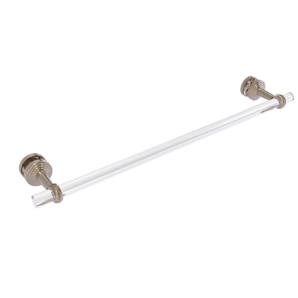 Pacific Beach Collection 24 in. Over-the-door Single Towel Bar in Antique Pewter with Twisted Accents price history on PriceWatchPro