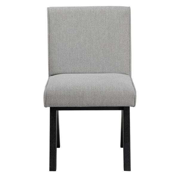 Steve Silver Magnolia Gray Polyester Upholstered Side Chair Set of