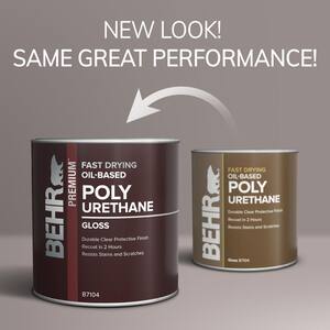 1 qt. Gloss Clear Oil-Based Interior Fast Drying Polyurethane