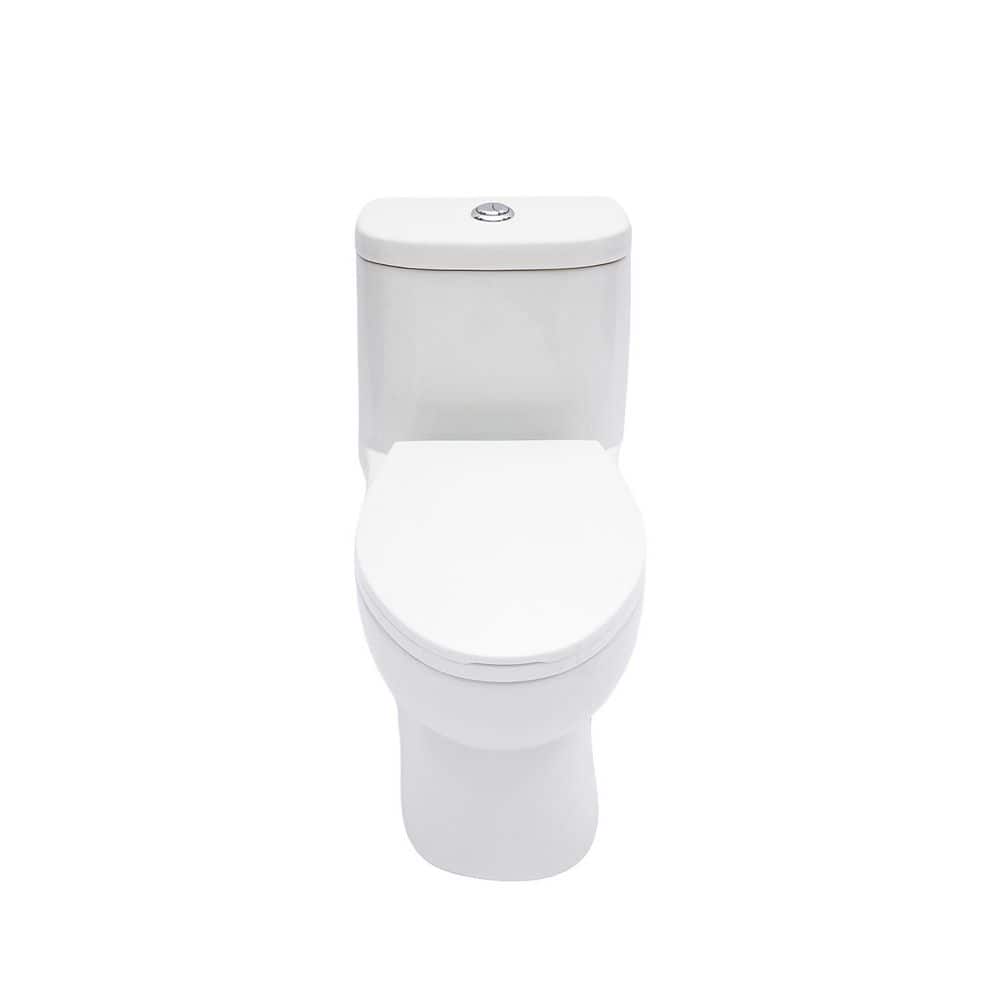1-Piece 1.1/1.6 GPF Dual Flush Elongated Toilet in White Seat Included price history on PriceWatchPro