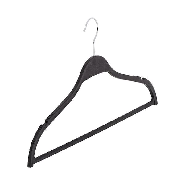 Hanger Central Heavy Duty Pack of 25 Slim Clear Pants Hangers