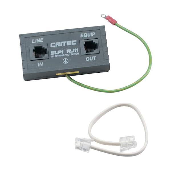 ERICO Telephone Line Protector, 160 Amp Maximum