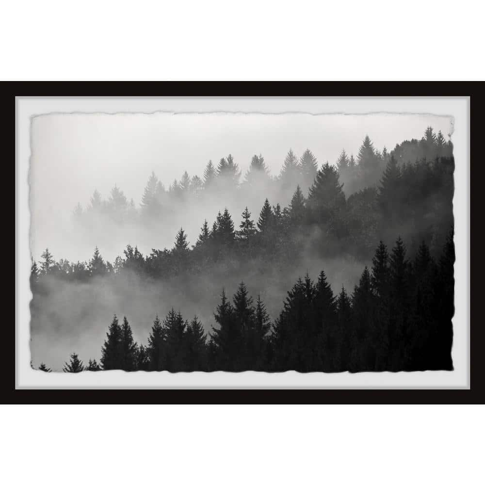 Foggy Mornings in the Mountains 4x6 Canvas Print / Canvas Art by