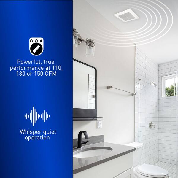 Panasonic WhisperCeiling DC Fan with Pick-A-Flow Speed Selector