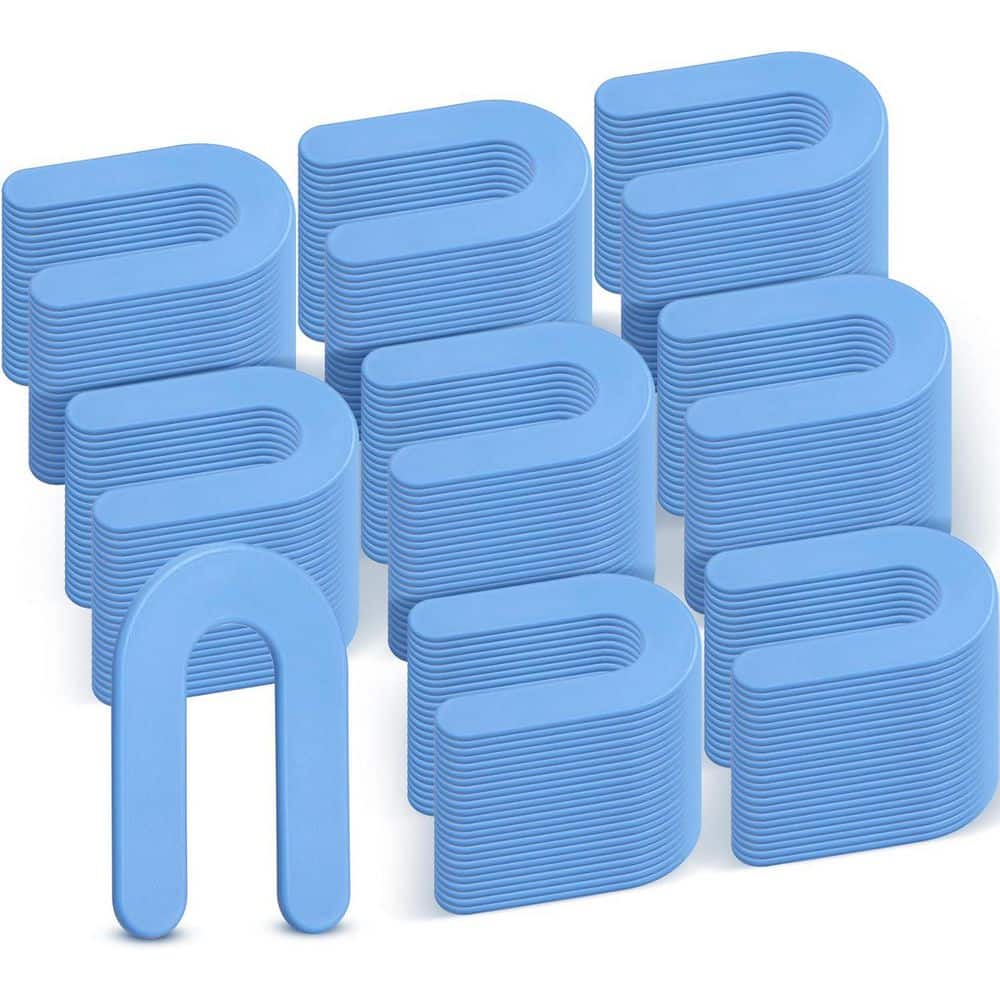 Hordion 50 Pcs Horseshoe Shim Tile Spacers 1/4 Inch, U Shape - View #12