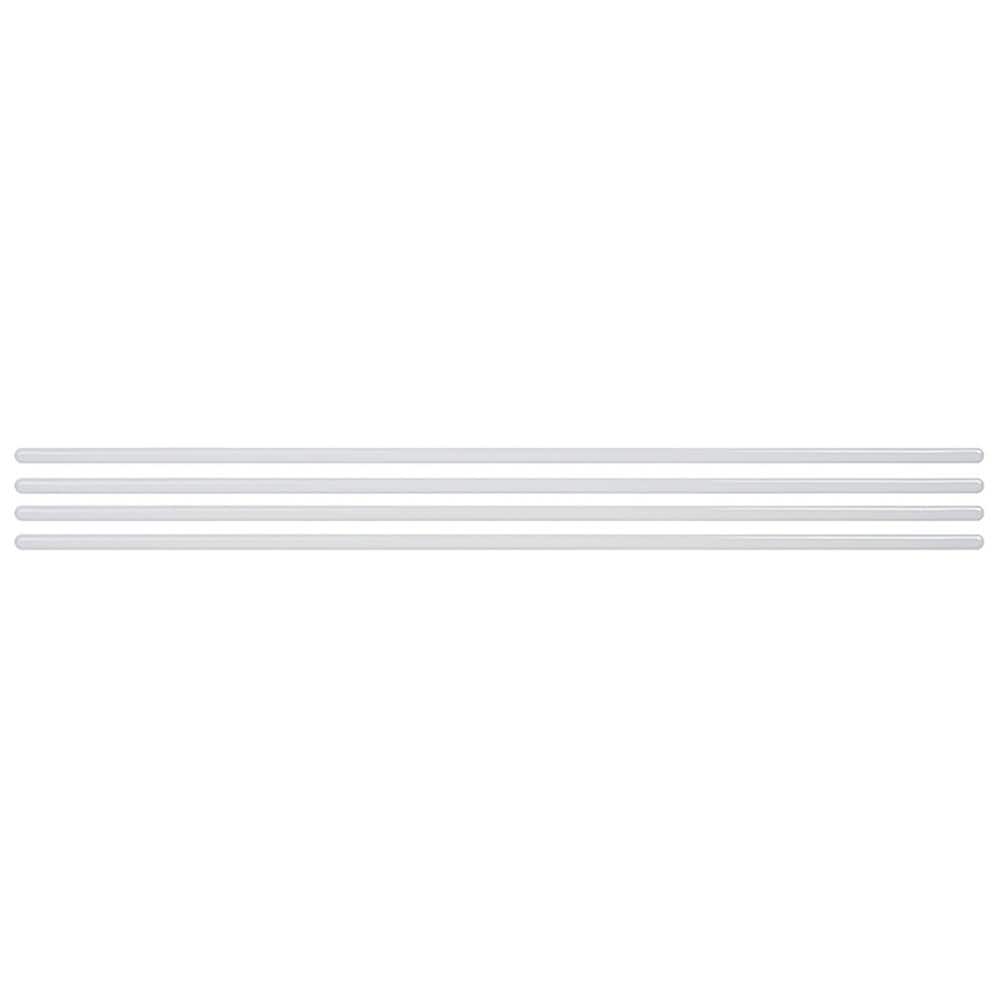 Light Gray Glossy Peel and Stick Linear Wall Tile Trim