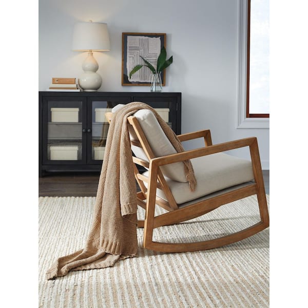 Anawood Gold Polyester Throw Blanket