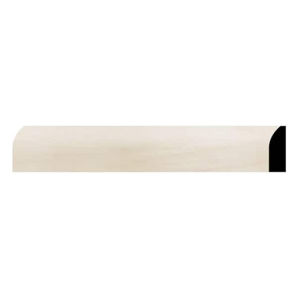 Ekena Millwork WM827 0.38 in. D x 1.25 in. W x 96 in. L Wood (Poplar) Modern Casing Moulding