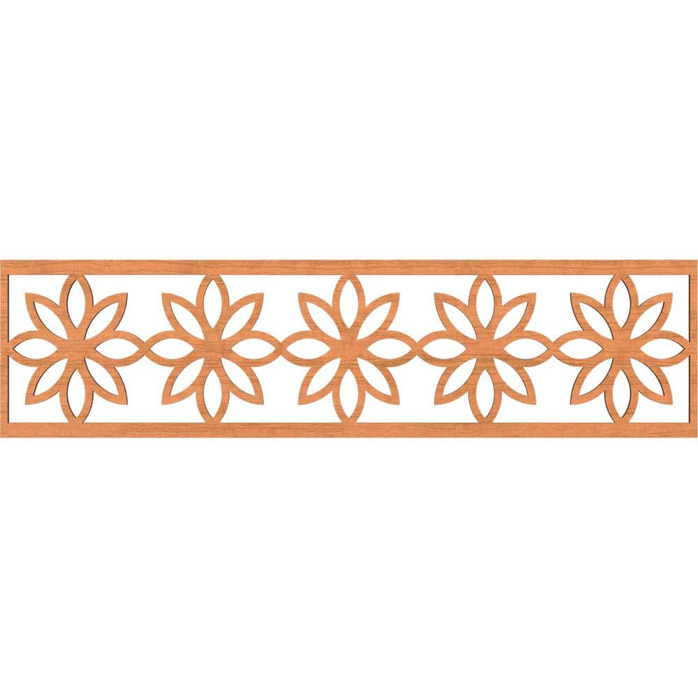 Daisy Fretwork 0.25 in. D x 47 in. W x 12 in. L Cherry Wood Panel Moulding price history on PriceWatchPro