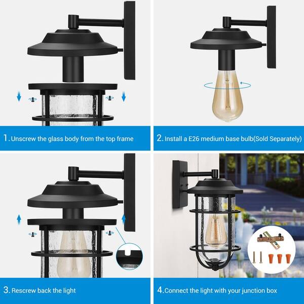 7.68'' Battery Powered Outdoor Lantern