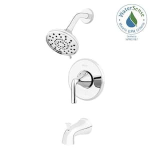 Ladera Single-Handle 3-Spray Tub and Shower Faucet in Polished Chrome (Valve Included)