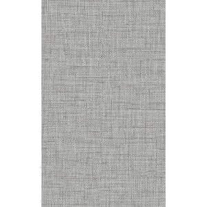 Pebble Gray Plain Denim Like Textured Printed Non-Woven Paper Non-Pasted Textured Wallpaper 60.75 sq. ft.