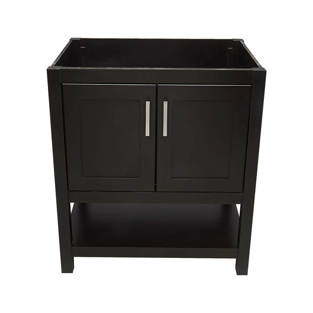 Taos 31 in. W x 22 in. D x 35 in. H Bath Vanity Cabinet without Top in Espresso price history on PriceWatchPro