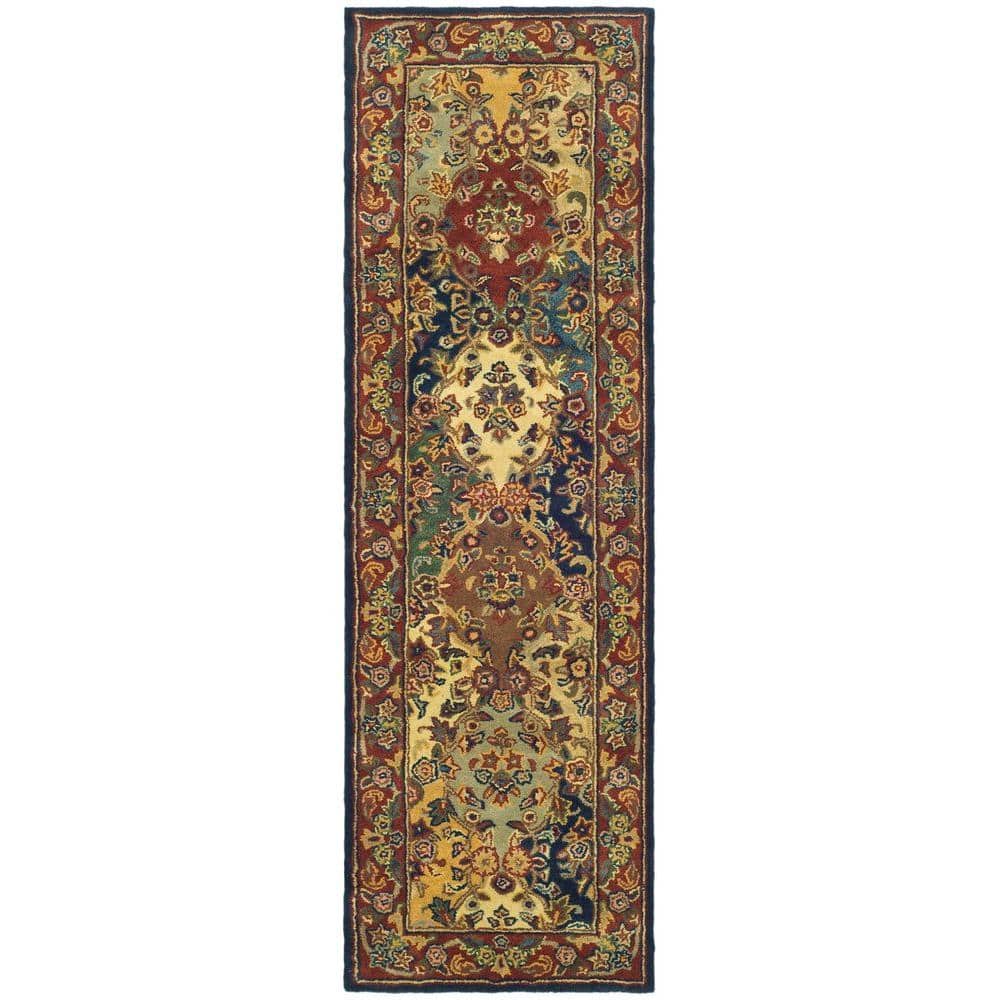 Heritage Multi/Burgundy 2 ft. x 14 ft. Border Runner Rug price history on PriceWatchPro