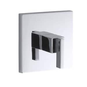 Loure 3.75 in. x 6-5/16 in. Thermostatic Valve Trim in Chrome (Valve Not Included)