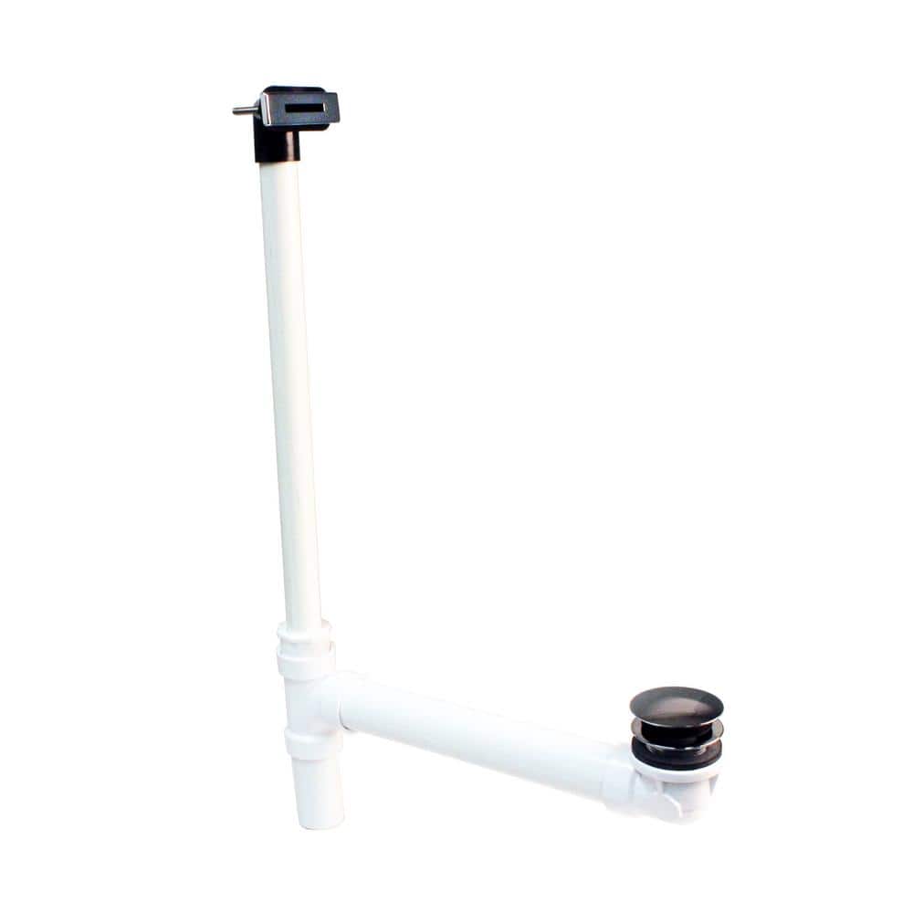 Tip-Toe Drain Low Profile Sch. 40 PVC Tub Waste Tiptoe Drain and Linear Overflow, Polished Chrome price history on PriceWatchPro