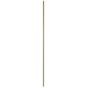 44 in. x 1/2 in. Antique Bronze Plain Hollow Iron Baluster