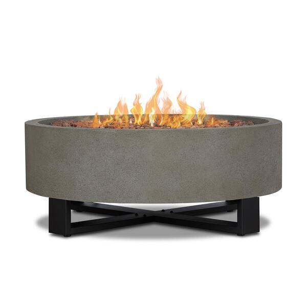 Outdoor Mgo Round Propane Fire Pit, Portable Gas Fire Pit Nz