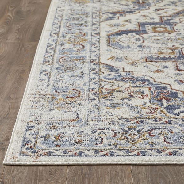 Alsbrooke Bartleigh Cream 2 ft. x 6 ft. 7 in. Oriental Polypropylene Runner Rug