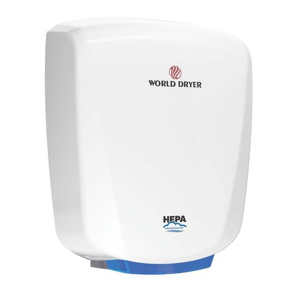 VERDEdri White Aluminum Automatic Electric Hand Dryer