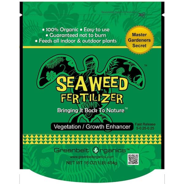 Greenbelt Organics Seaweed 1 lb. Organic Powder Fertilizer Bag