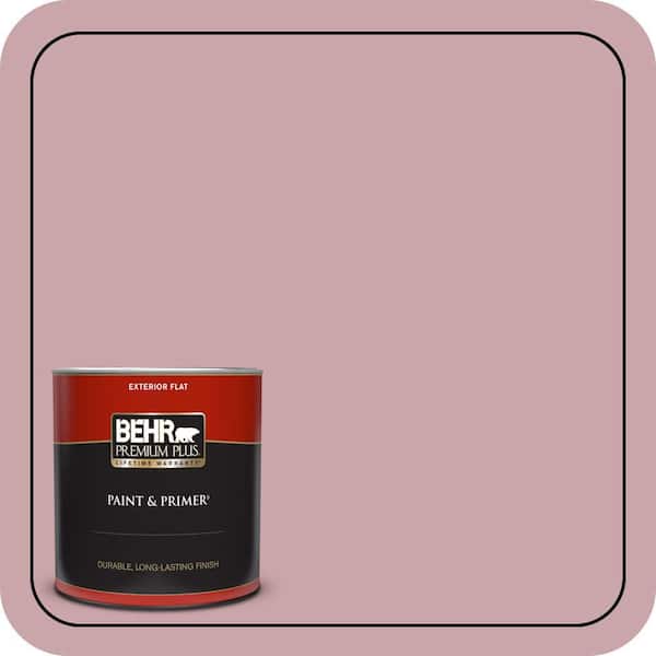 BEHR PREMIUM PLUS 1 qt. Home Decorators Collection #HDC-CT-08A Hydrangea Bouquet Flat Exterior Paint & Primer