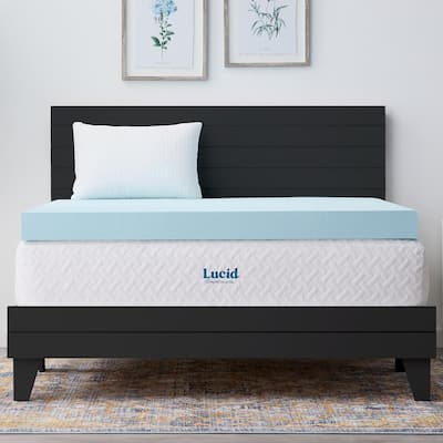 MELLOW 3 in. Queen 5-Zone Memory Foam Mattress Topper with Lavender  Infusion HD-5ZMF-3QL - The Home Depot