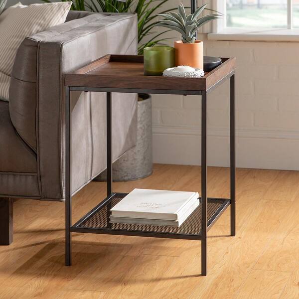 atlas dark walnut coffee table