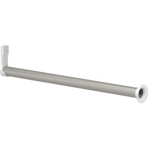 24 in. Customizable Classic White Closet Rod