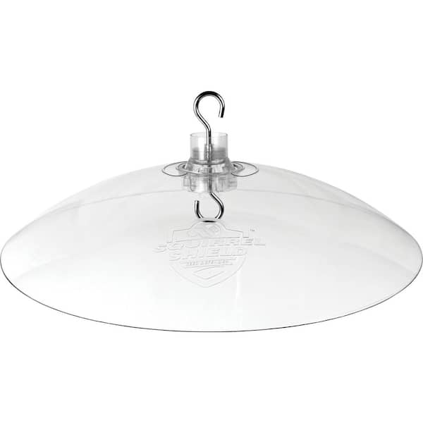 Clear Plastic Dual-Mount Squirrel Baffle Guard