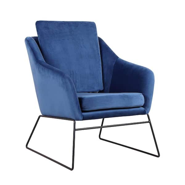 RST BRANDS Cydni Blue Accent Chairs SL-ACC-BL-2 - The Home Depot