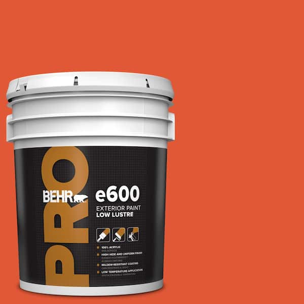 BEHR PRO 5 gal. #S-G-210 Volcanic Blast Low Luster Exterior Paint