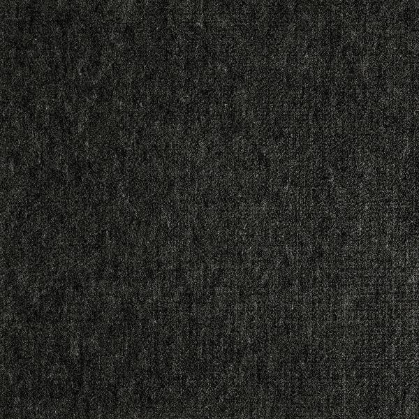 Home Decorators Collection Fedora Charcoal Texture 19.7 in. x 19.7 in. Carpet Tile (6 Tiles/Case)