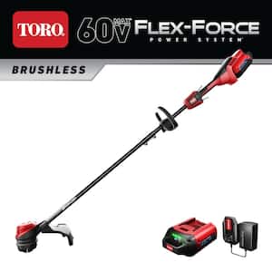 60V Max Lithium-Ion Brushless Cordless 15 in. / 13 in. String Trimmer - 2.0 Ah Battery and Charger Included