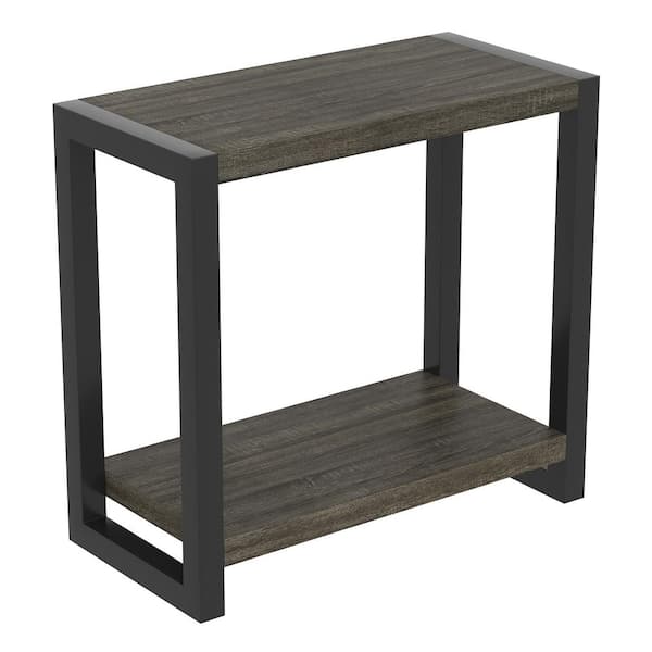 Safdie & Co. Accent Table 23L Dark Grey 1 Shelf