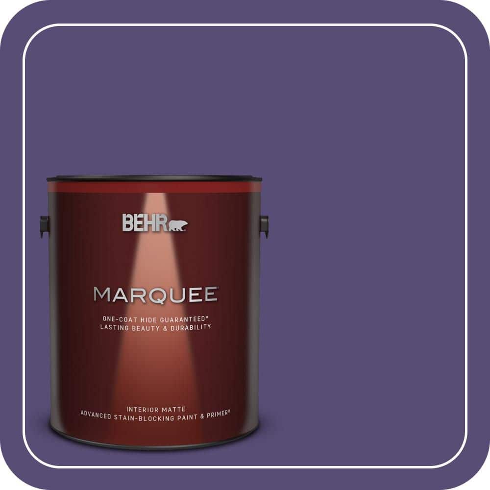 1 gal. #MQ5-42 Perpetual Purple One-Coat Hide Matte Interior Paint & Primer price history on PriceWatchPro