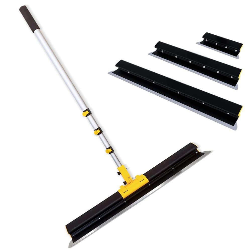 10 in., 24 in. and 32 in. Drywall Skimming Blade Set with Adjustable Length