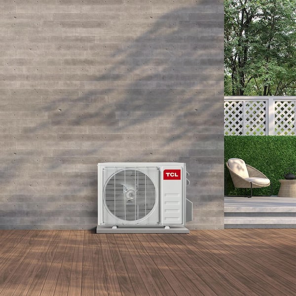 Outdoor Unit 12,000 BTU 23 SEER2 Low Ambient 1-Zone Ductless Mini Split Heat Pump Air Conditioner 120V w/ 16 ft Line Set