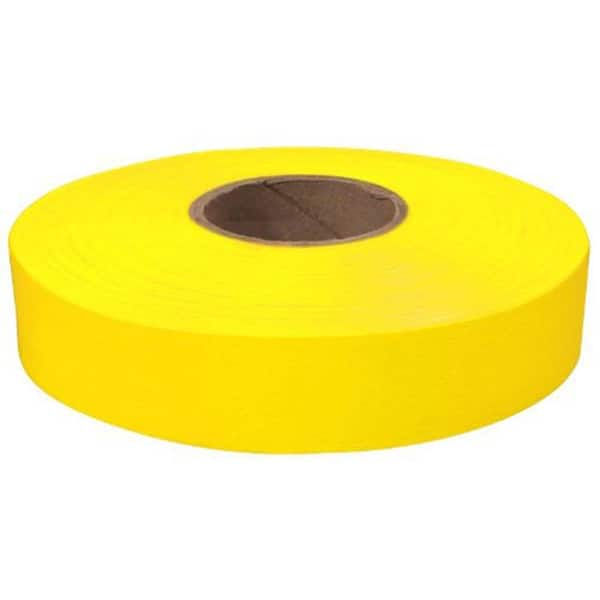 1 in. x 600 ft. Flagging Tape in Yellow