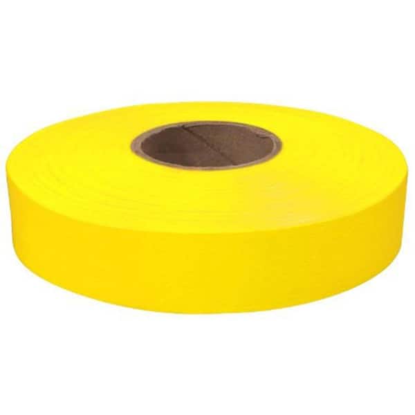 Empire 1 in. x 600 ft. Flagging Tape in Yellow