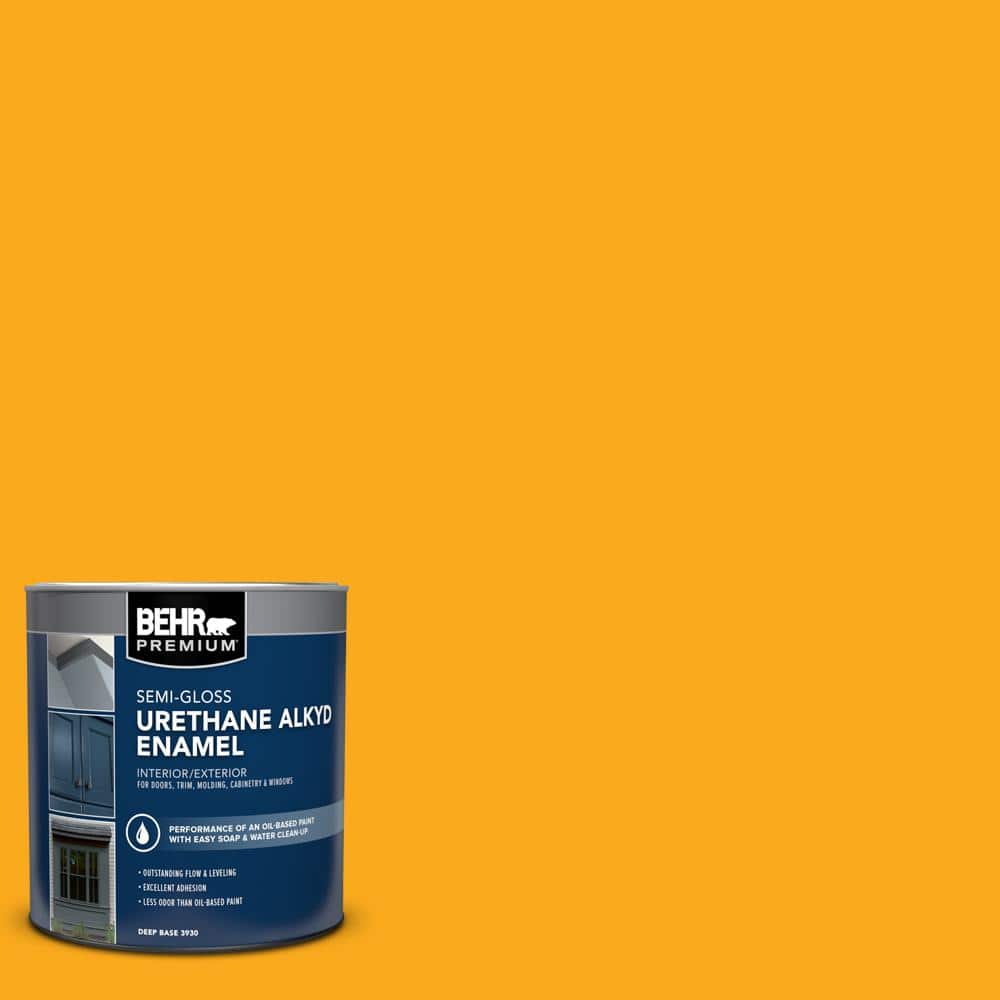 1 qt. #P270-7 Sunny Side Up Semi-Gloss Enamel Urethane Alkyd Interior/Exterior Paint price history on PriceWatchPro