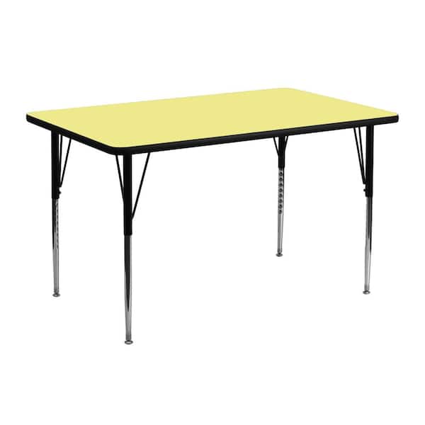 Flash Furniture Yellow Kids Table