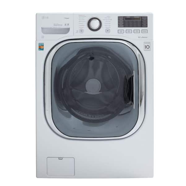 LG 4.3 DOE cu. ft. High-Efficiency Front Load Washer with TurboWash in White, ENERGY STAR