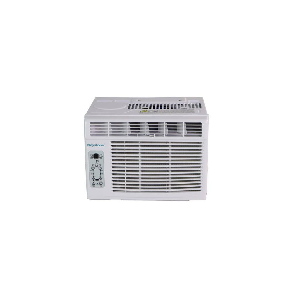 Efficient 5,000 BTU White Window Air Conditioner with Remote Control