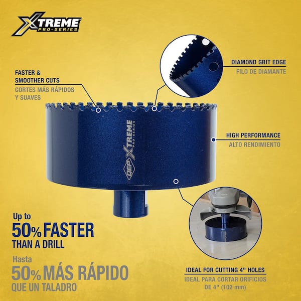 4 in. (102 mm) Diamond Grinder Hole Saw