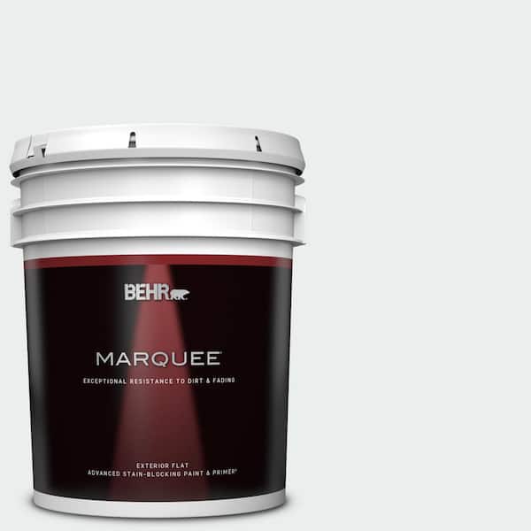 BEHR MARQUEE 5 gal. #PWN-16 Day Spa Flat Exterior Paint & Primer