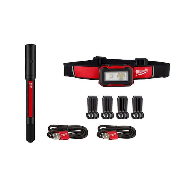 Milwaukee 250 Lumens Internal Rechargeable Penlight with Laser 2010R - The  Home Depot